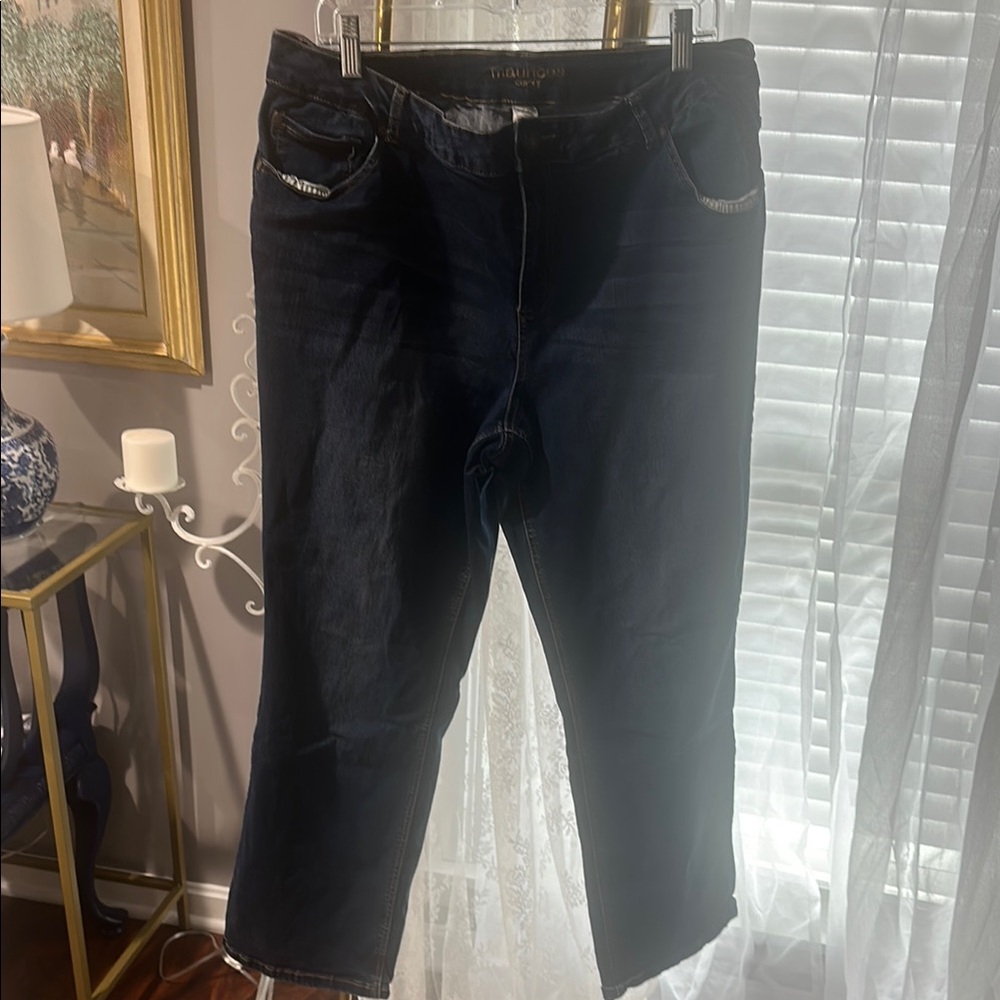 Maurices Black Relaxed Fit Jeans Timeless Comfort